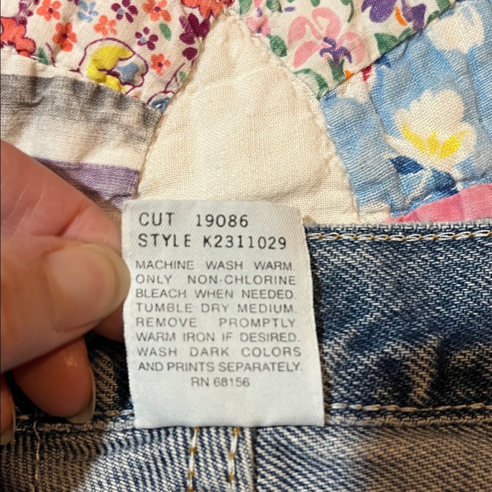 Vintage True Test Dungarees Mom Jeans - Picture 8 of 9